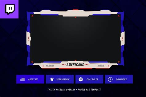 webcam overlay free|Free Online Twitch Overlay Maker 